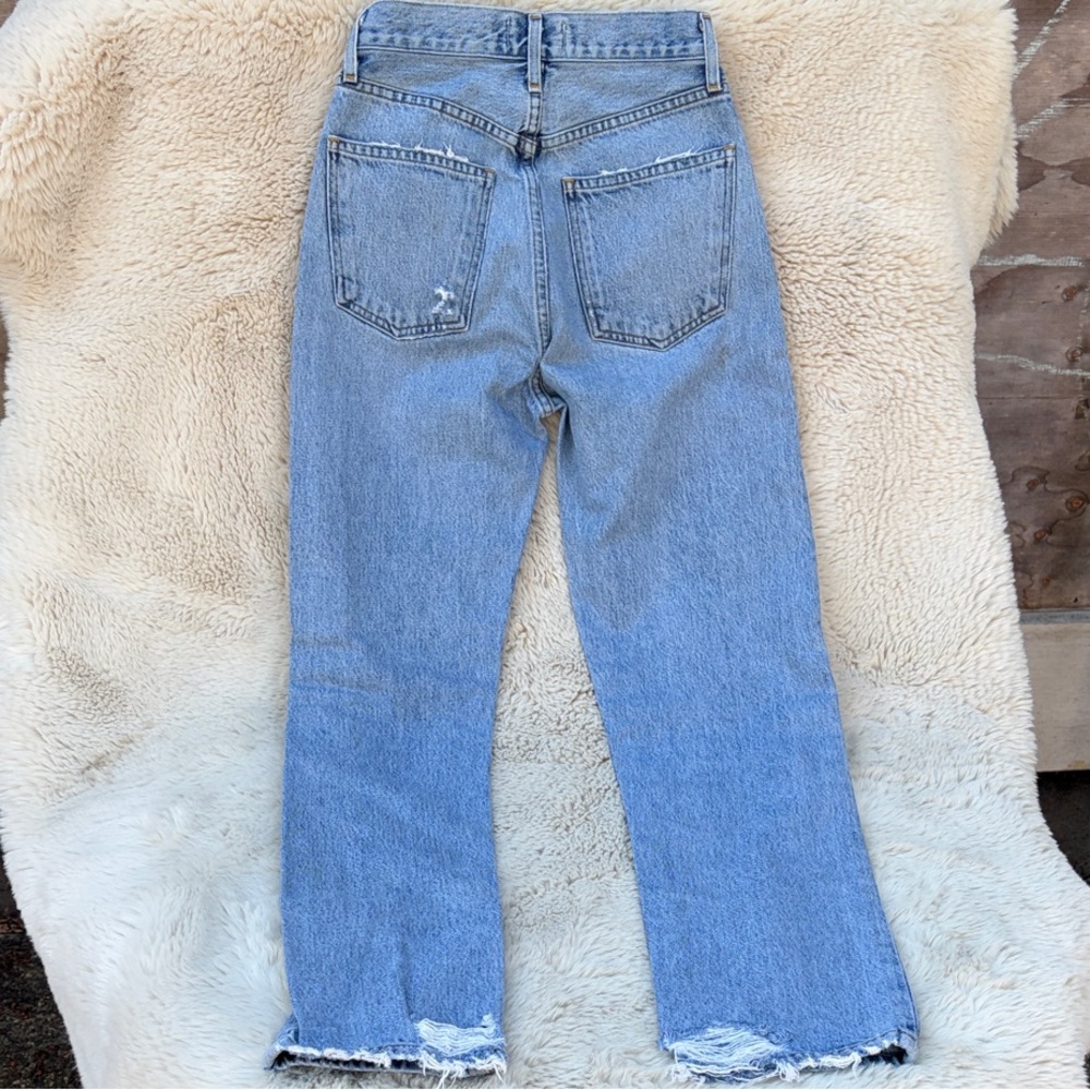 Agolde 90s Pinch Waist High Rise Straight Jeans in Harmonic - Picture 6 of 9